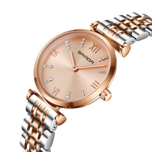 Slim Rose gold Stainless Watches