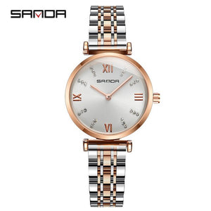 Slim Rose gold Stainless Watches