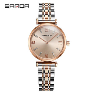 Slim Rose gold Stainless Watches