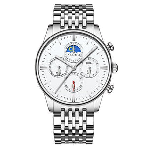 Brand Luxury White Gold Watch