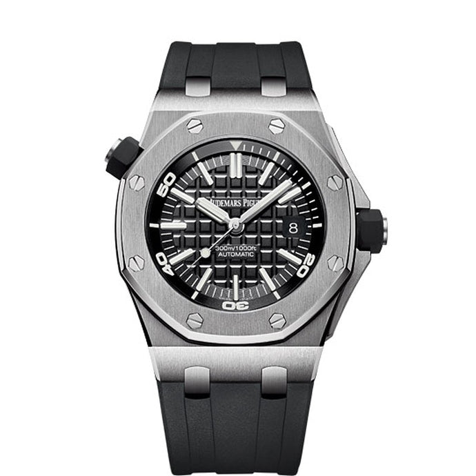 Audemars Piguet Royal Oak Offshore Diver Silver Steel/Rubber 42mm - 15710ST.$(P.O.A)